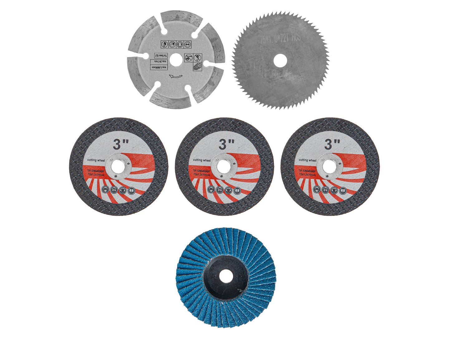 Set 12V 78mm akumulatorski brezkrtačni kotni brusilnik M5 2x2Ah 6 Akumulatorski kotni brusilnik z dvema baterijama in polnilnikom v kovčku