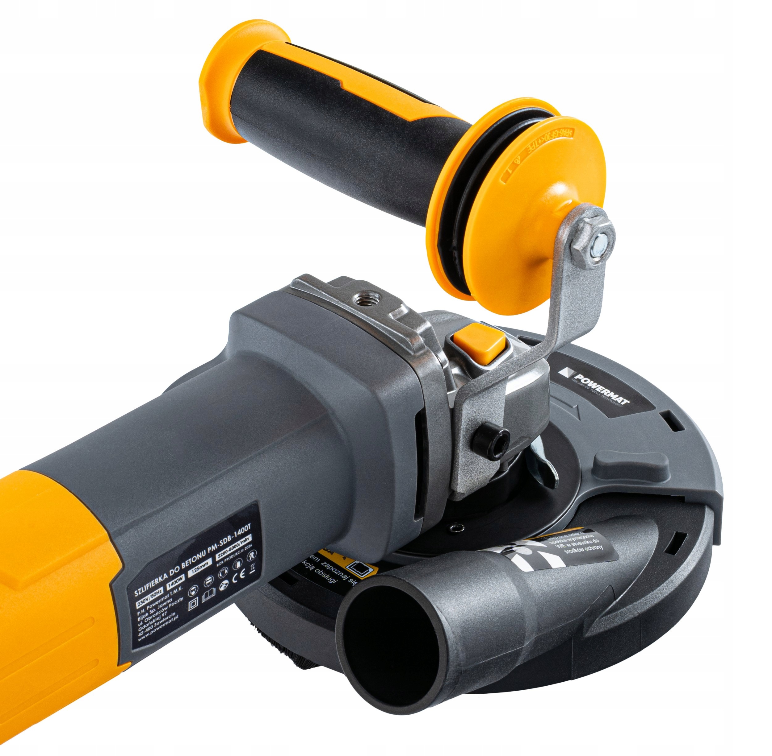 Rotaciona brusilica za beton i kamen sa vakuumskim pogonom od 1400 W, 125 mm, 2300–8000 o/min, 10 Rotaciona brusilica za beton i kamen sa vakuumskim pogonom od 1400 W, 125 mm, 2300–8000 o/min - slika 10