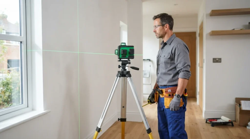 Samonivelirni laserski nivelir: Popolna natančnost za vsak gradbeni in prenovitveni projekt 2 Samonivelirni laserski nivelir: Popolna natančnost za vsak gradbeni in prenovitveni projekt